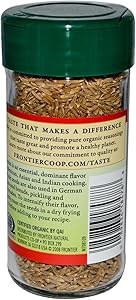 Frontier Co-op Цельные семена тмина, 1,68 унции, богатый и согревающий земляной вкус, кошерный продукт 11290738