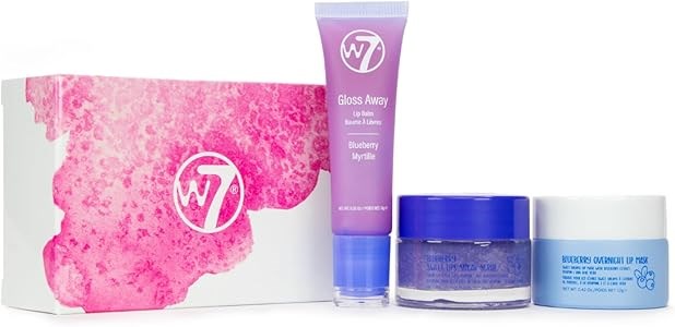 W7 Набор для ухода за губами Sweet Dreams - 3 предмета: ночная маска, бальзам и скраб с экстрактом черники 11308473