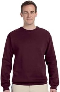 Классический чёрный лонгслив Jerzees NuBlend, 50% хлопка/50% полиэстера, до размера 4XL 10022418