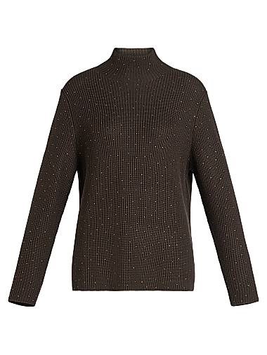 Свитер с имитацией водолазки 2A Uscita Kastel от Marina Rinaldi, 50% шерсти, 50% акрила, длинными рукавами 11020261