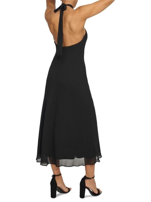 Миди-платье A-line Siena с рюшами, воротником-халтером и боковой застежкой на молнии 11026346