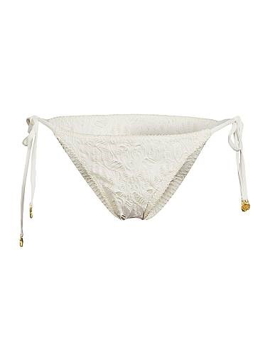 Бикини с боковыми завязками и узором в виде ракушек от Farm Rio, 100% хлопок, пояс без подклада 11027379