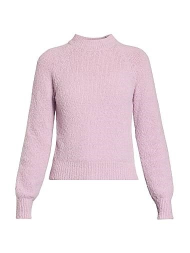 Свитер Texas из альпаки и шерсти от Dries Van Noten с длинными рукавами и полуподнятым воротником 11013723