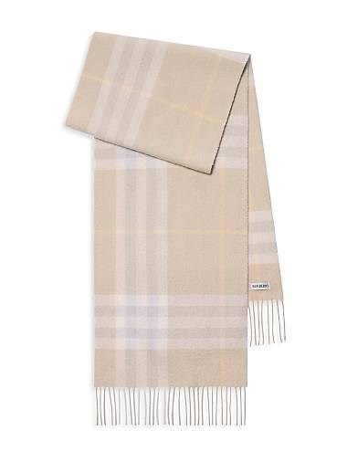 Burberry Модный клетчатый шарф из 100% кашемира, размер 30 х 168 см 11012476