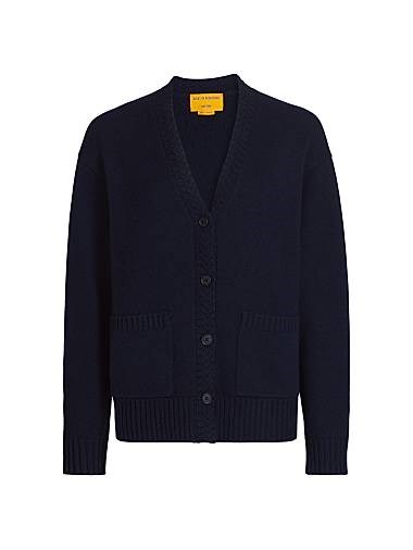 Кашемировый кардиган Guest in Residence с V-образным вырезом, 100% кашемир, длинные рукава, застежка на пуговицах 11021418