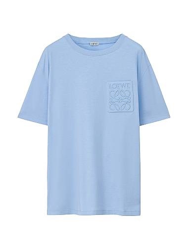 Футболка Loewe из хлопкового стрейчевого материала с логотипом и короткими рукавами 11012899