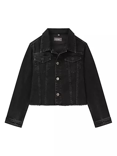 Dl1961 Куртка прямого кроя Manning для мальчиков, 99% хлопка, с фурнитурой цвета античного серебра 10043410