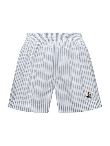 Нейлоновые шорты Moncler с эластичным поясом, 100% полиамид, для повседневного носки 11016111