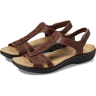 Кожаные сандалии Clarks Laurieann Kay с регулируемым ремешком 11030440