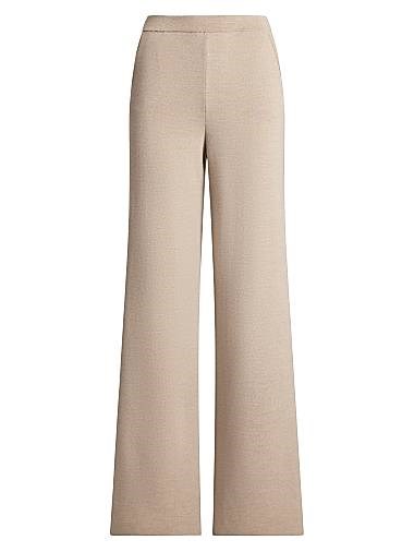 Широкие брюки-кюлоты с поясом, из итальянской шерсти COLLECTION Ralph Lauren 11019545