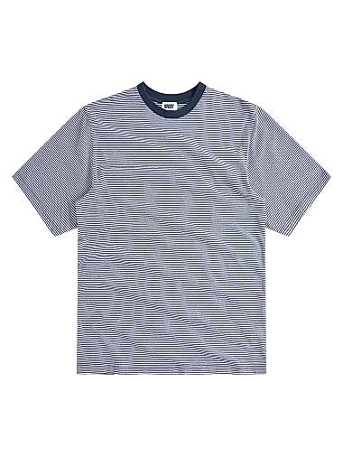 Оверсайз футболка Krost в стильную полоску из 100% хлопка, легкая и дышащая, 170 г/м? 11015947