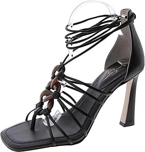 Женские босоножки из искусственной кожи с высокой шлейкой и шнуровкой Jessica Simpson Achaia 10022304