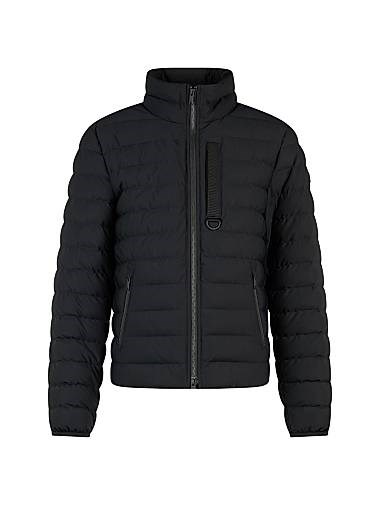 Утеплённая куртка Laki от Moose Knuckles с стоячим воротником и карманами на молнии 11012739