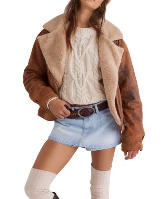 Free People Женская мини-юбка-шорты из денима Galivanting с комфортом шорт и игривым стилем юбки 11020201