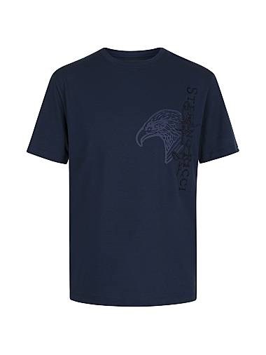 Мужская футболка Stefano Ricci из хлопка и модала с вышивкой и короткими рукавами, Италия 11020170