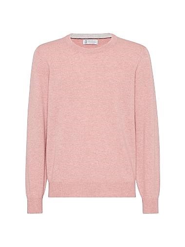 Кашемировый свитер Brunello Cucinelli с круглым вырезом, 100% кашемир, произведено в Италии 11028477