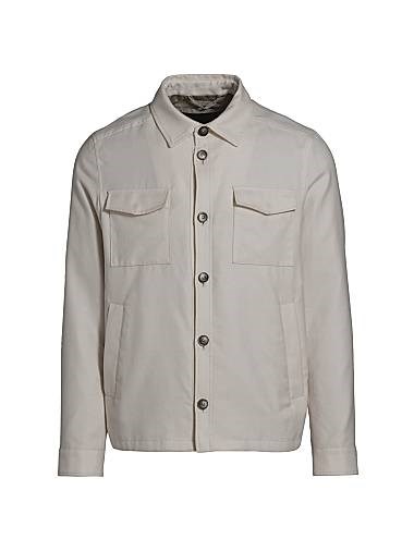 Куртка Herno из хлопкового микса с длинными рукавами и карманами, Италия 11027774