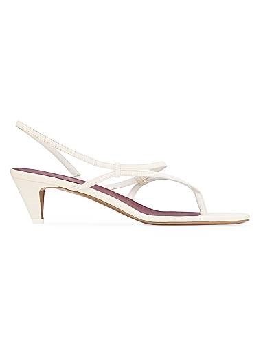 Neous Сандалии на каблуке Safi из кожи наппа с открытым носком и итальянским дизайном 11027724