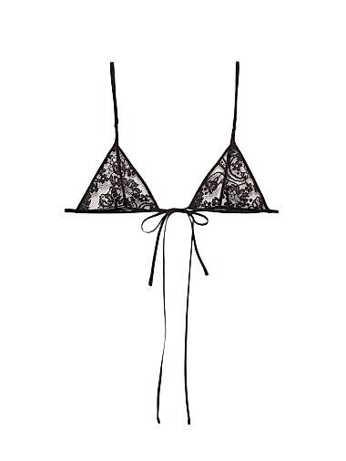 Кружевной лиф Prada с завязками на спине, 71% хлопок, 29% нейлон 11009325