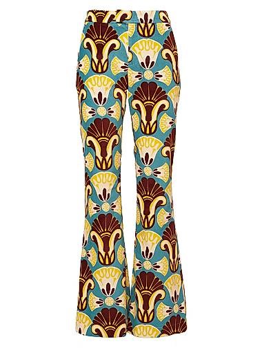 La Double J Замшевые хлопковые брюки Saturday Night с карманами и расклешенным низом, производство Италия 11028111