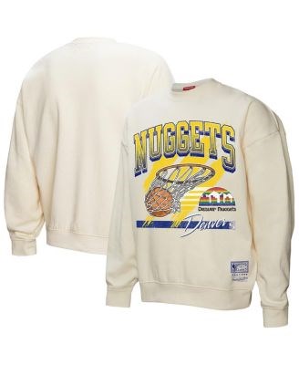 Женское худи Mitchell &amp, Ness Denver Nuggets Brush Bucket с длинными рукавами и флисовой подкладкой 11030160