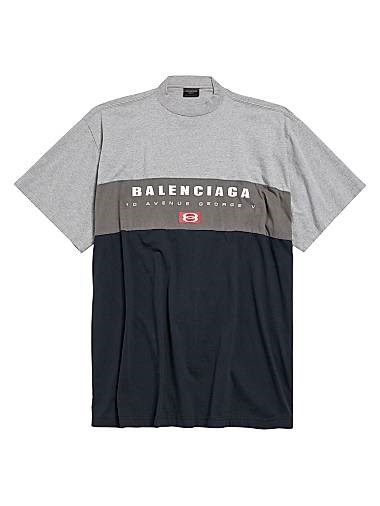 Мужская футболка Balenciaga Unity Sport большого размера из 100% хлопка с короткими рукавами и принтом спереди 11008605