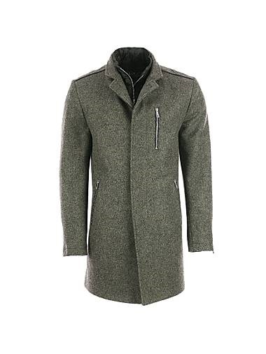 Пальто Peacoat Maceoo из итальянских тканей с подкладкой для комфортного тепла и немецкой строчкой 11029941