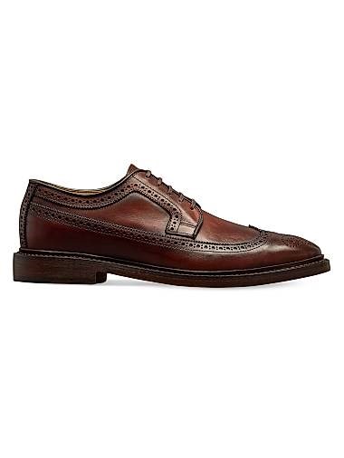 Мужские кожаные дерби Mason Allen Edmonds с круглым носом, перфорацией и гладкой кожаной подкладкой 11030663