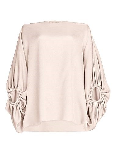 Блуза с длинными рукавами и открытыми плечами в стиле Bellagio от Silvia Tcherassi, 51% вискоза 11009026