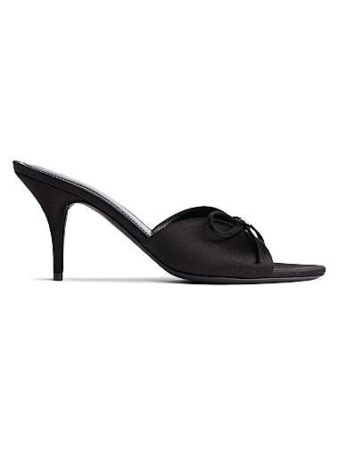 Сандалии Balenciaga Knife Bow с открытым носком и каблуком 80 мм 11009075