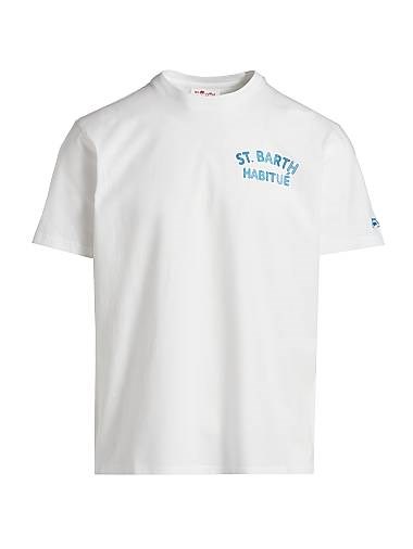 Хлопковая футболка с круглым вырезом и коротким рукавом Mc2, 100% хлопок, сделано в Португалии 10041489