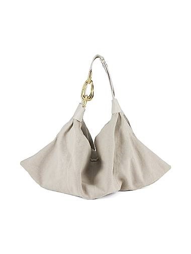 Zimmermann Легкая льняная сумка-хобо с мягкой текстурой, внутренней хлопковой отделкой, множеством карманов и плечевым ремешком 11029238