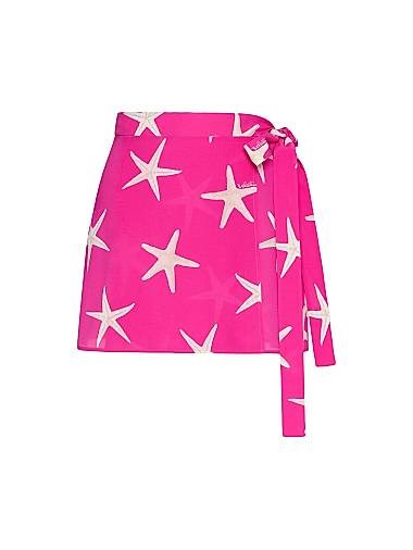 Valentino Garavani Starfish Crepe De Chine Skirt 11016690