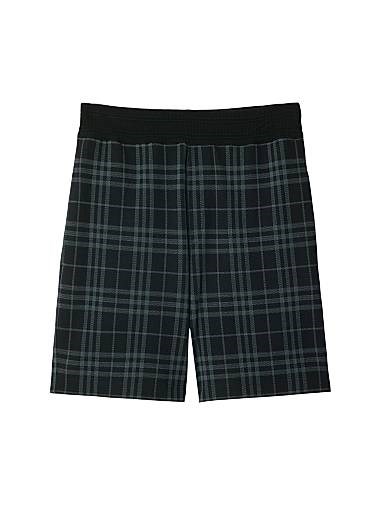 Шорты Burberry Relaxed Fit из растягивающегося хлопка с клетчатым узором и эластичным поясом 11025100
