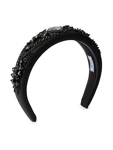 Prada Повязка из Re-Nylon с элегантной вышивкой, треугольным логотипом и выполненная из 100% переработанного полиамида 11028659