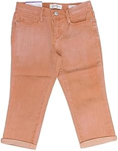 Джинсы с обрезанными краями в стиле скинни от Jessica Simpson для девочек, размер 14, классический дизайн с 5 карманами 10022344