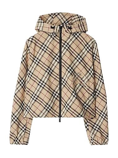 Burberry Check Hooded Zip Jacket 11024784
