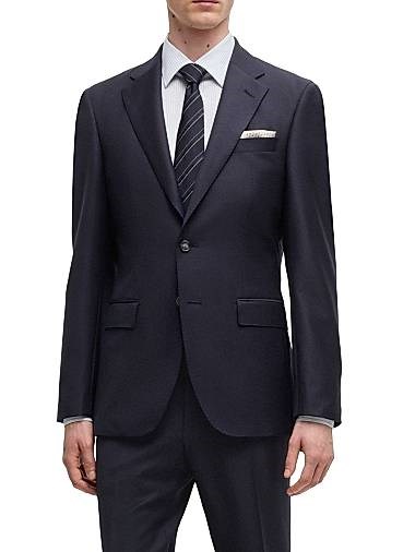 Узкая куртка Boss из натуральной шерсти на полной подкладке с эластичным материалом для комфорта 11008976