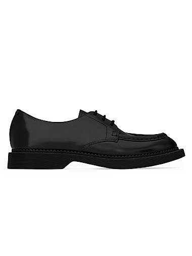 Saint Laurent дерби из гладкой кожи с закругленным носком и толстой резиновой подошвой, каблук 1 см 11018103