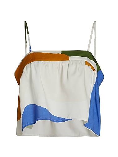 Топ Sancia Adularia Cove с квадратным вырезом, регулируемыми бретелями и скрытой молнией 11008611