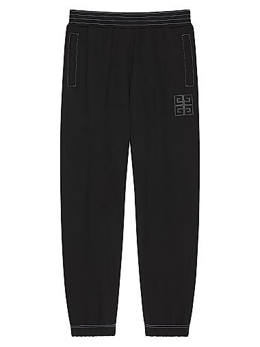 Флисовые спортивные брюки Jogger Givenchy с эластичным поясом и карманами, расслабленный крой 11026827