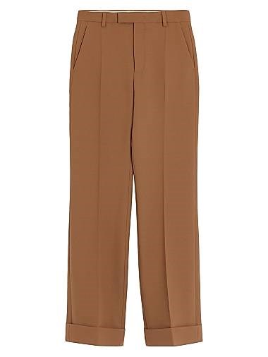 Брюки из нейлонового габардина Valentino Garavani с манжетами, 100% полиэстер, Италия 11012559