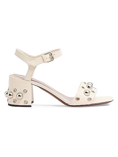 Сандалии Valentino Garavani Nellcote 60MM из зернистой телячьей кожи с регулируемым ремешком 11012626