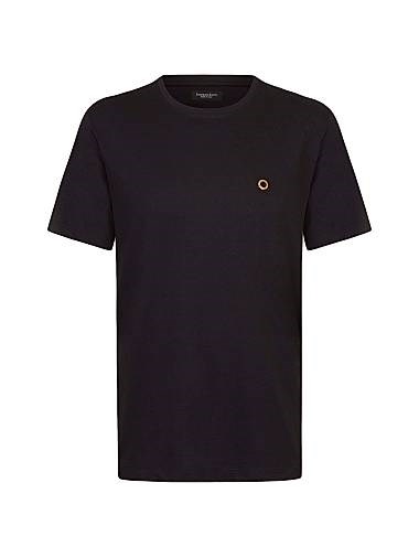 Футболка с короткими рукавами и вышивкой дракона от Stefano Ricci, 50% хлопок/50% модал, Италия 11020661