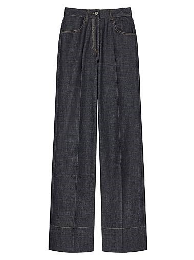 Джинсы прямого кроя Givenchy из денима с классической посадкой и вышивкой на спине, 100% хлопок 11026840