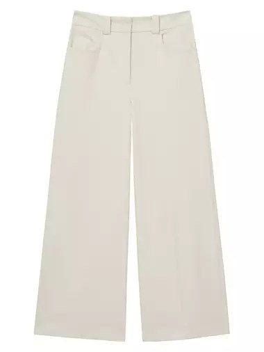 Широкие брюки-каулоты с эластичной тканью, карманами и застежкой на молнии Myrtle от Reiss 10041912