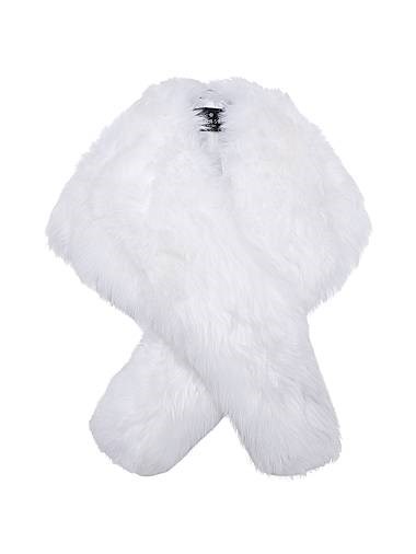 Gorski Шарф из крашеного овечьего меха с застежкой на крючках и полиэстеровой подкладкой, универсальный размер 11020160