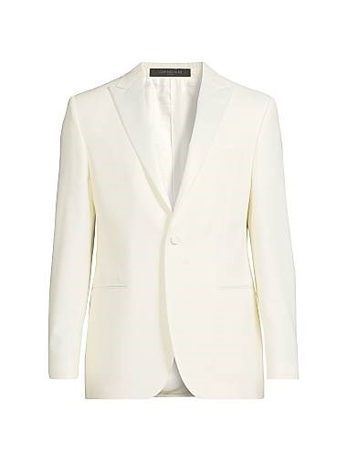 Пиджак Corneliani из 100% шерсти с пикантными лацканами и застёжкой на одну пуговицу 11024855