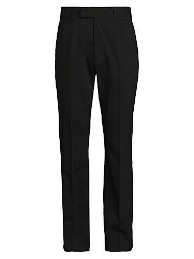 Штаны с клешем Kick-Flare из шерсти и нейлона Amiri с кнопками на щиколотках и карманами, Италия 11031036