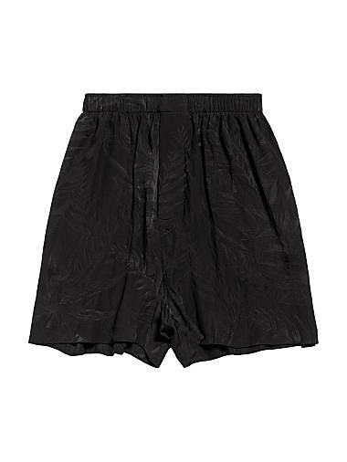 Balenciaga Итальянские шелковые жаккардовые пижамные шорты с тропическим цветочным принтом 11011664